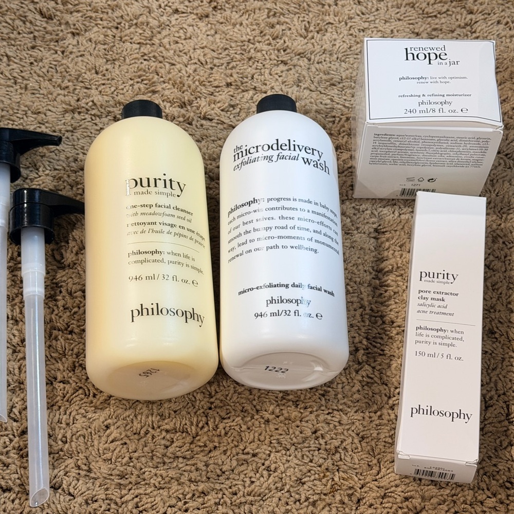 LOT Philosophy Skincare Bundle – Purity Cleanser + Microdelivery + Renewed Hope